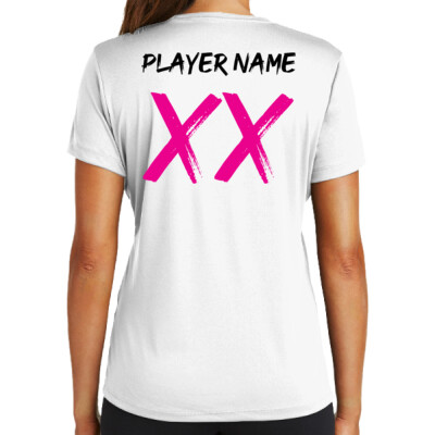 Warhawks_Ladies Drifit Shirt [White - Blue] - Personalized    Thumbnail
