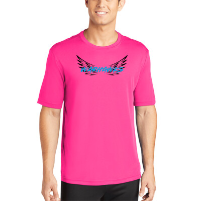 Warhawks_Men's Unisex Drifit [Grey - Hot Pink] - Logo only  Thumbnail