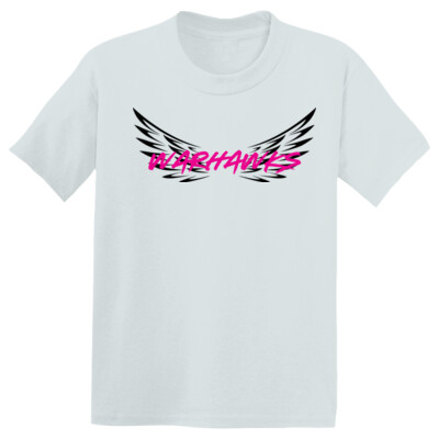 Warhawks_Youth Drifit Shirt [White - Blue] Logo only    Thumbnail