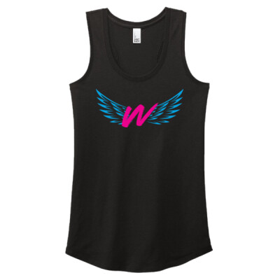W_Ladies Tank top [Black] Logo only Thumbnail