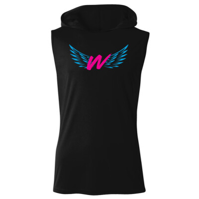 W_Sleeveless Drifit Hoodie Logo only Thumbnail