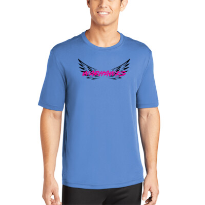 Warhawks_Men's Unisex Drifit [White - Blue] - Logo only Thumbnail