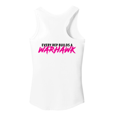 Warhawks_Ladies Tank top [White] - Slogan back - Every rep Thumbnail