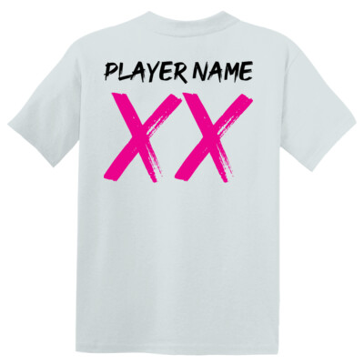 Warhawks_Youth Drifit Shirt [White - Blue] - Personalized Thumbnail