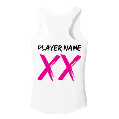 W_Ladies Tank top [White] - Personalized Thumbnail