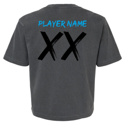 Warhawks_Ladies Heavyweight Boxy Tee [Grey] - Personalized Thumbnail