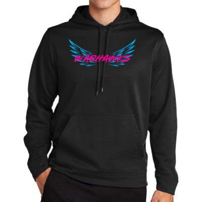 Warhawks_Sport-Wick Fleece Hoodie [Black] Logo only Thumbnail