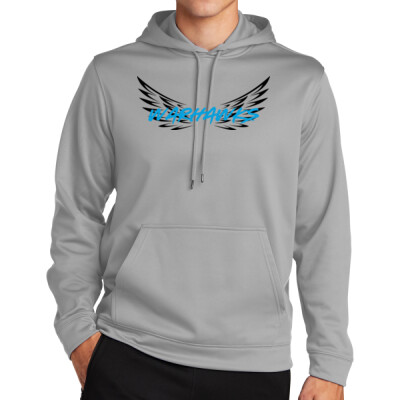 Warhawks_Sport-Wick Fleece Hoodie [Grey] Logo only Thumbnail