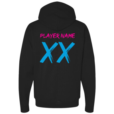 Warhawks_Core Fleece Hoodie [Black] - Personalized Thumbnail